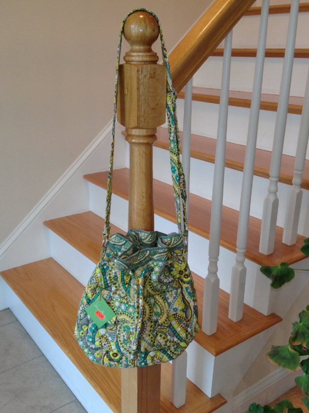 Vera Bradley Quick Draw Lemon Parfait Bag and Wallet NEW WITH TAGS!